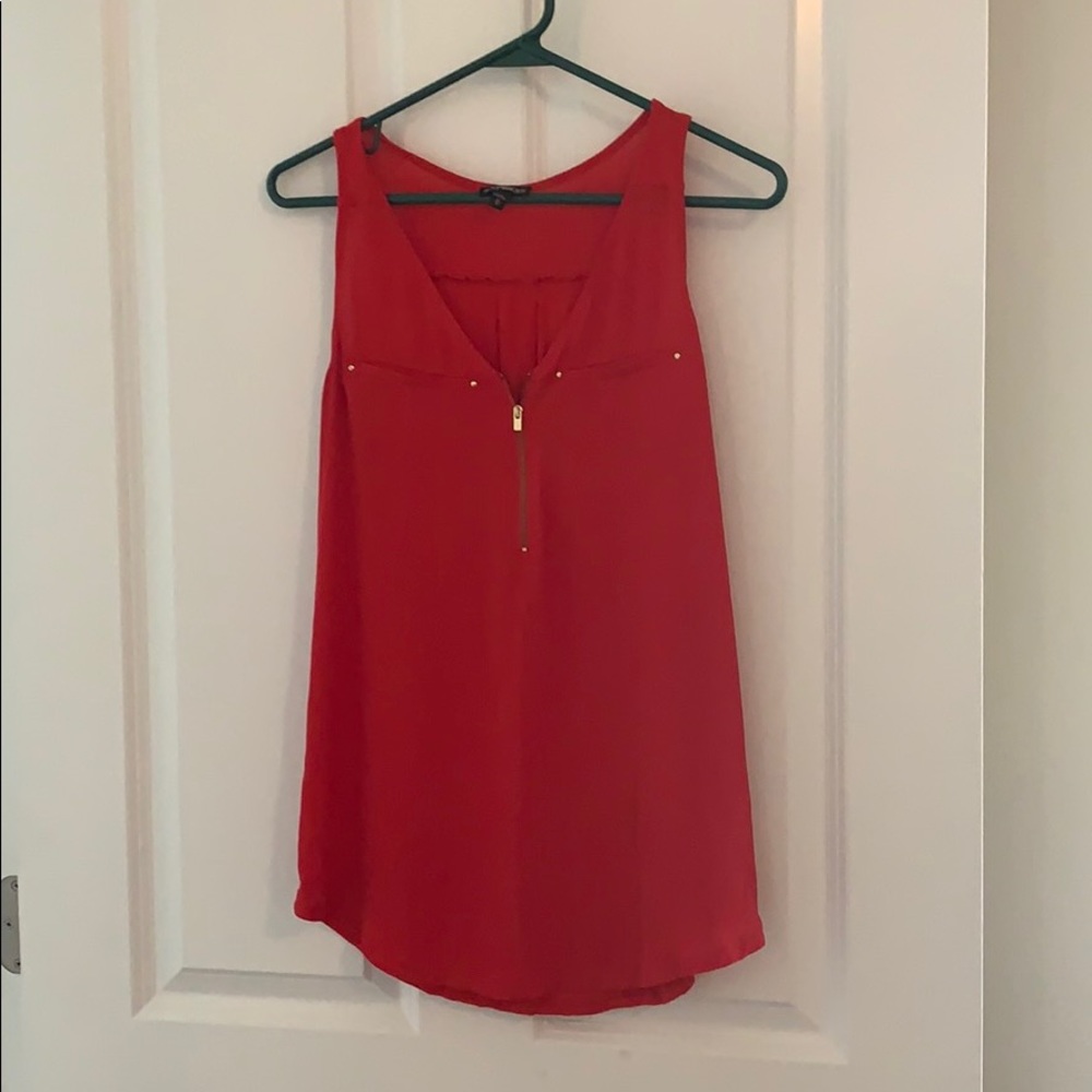 Express red sleeveless tank